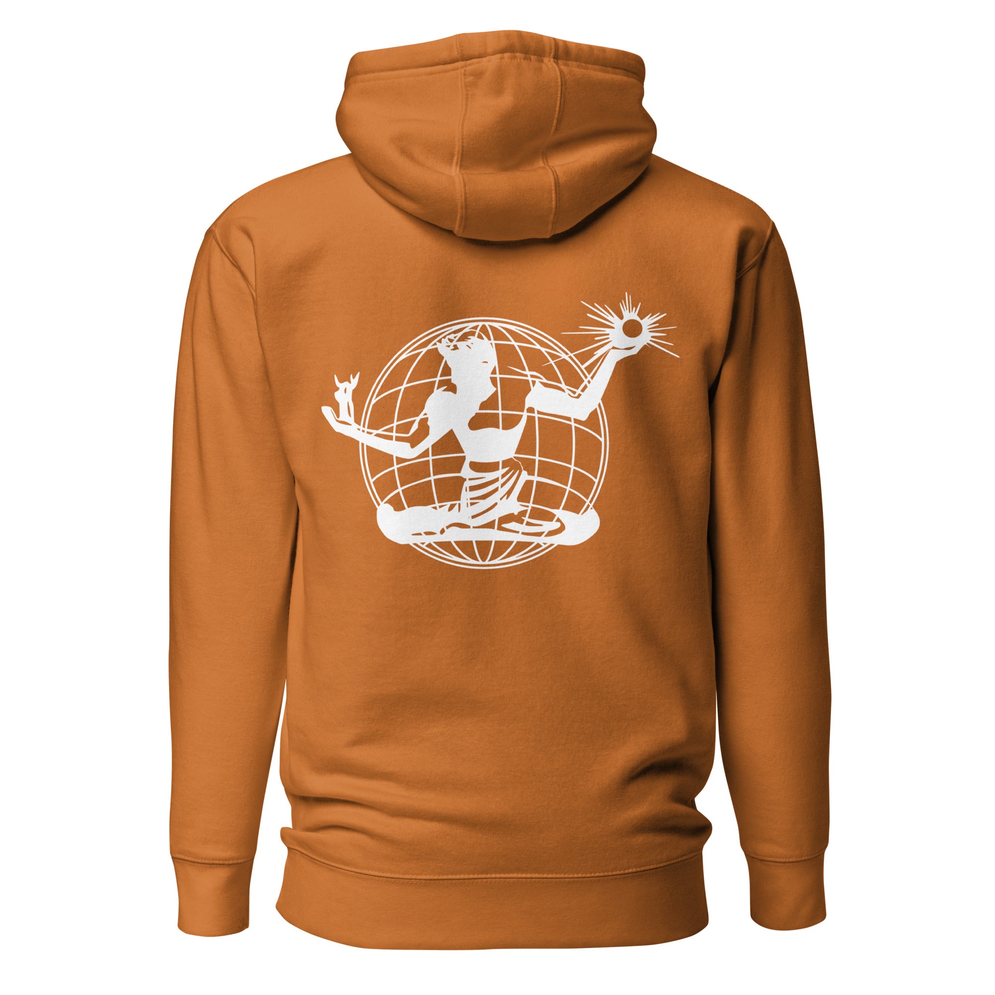 Spirit of Detroit Worldwide Premium Unisex Hoodie - Adobe / White pullover hoodie S