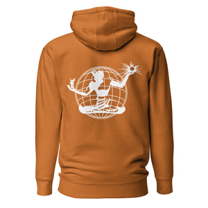 Spirit of Detroit Worldwide Premium Unisex Hoodie - Adobe / White pullover hoodie S