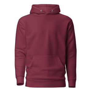 Spirit of Detroit Worldwide Premium Unisex Hoodie - Maroon / White pullover hoodie