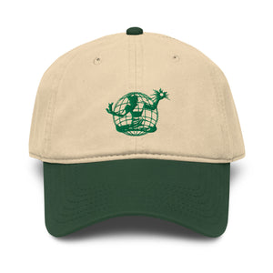 Spirit of Detroit Worldwidel Garment Washed Baseball Cap - Khaki / Green Cap Default Title