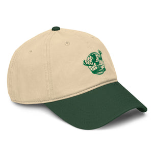 Spirit of Detroit Worldwidel Garment Washed Baseball Cap - Khaki / Green Cap
