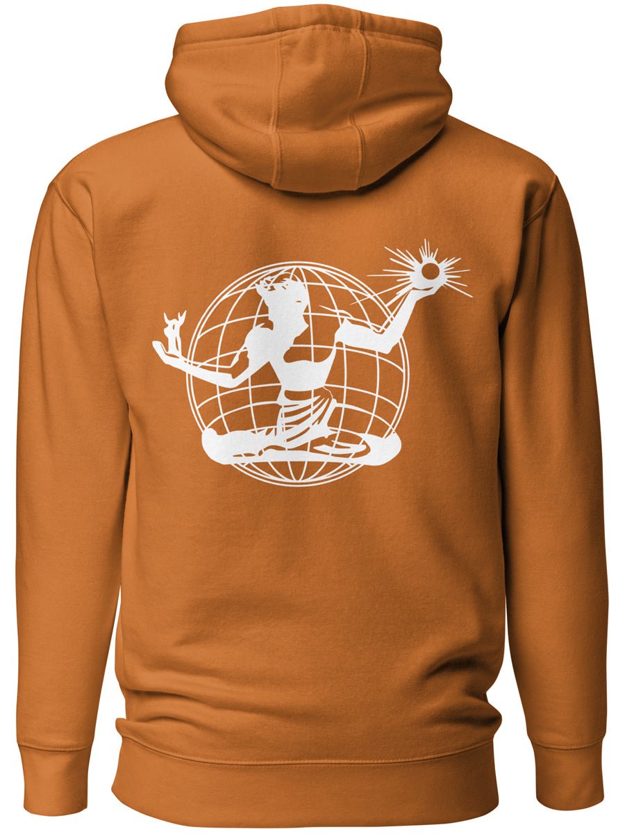 Spirit of Detroit Worldwide Premium Unisex Hoodie - Adobe / White pullover hoodie
