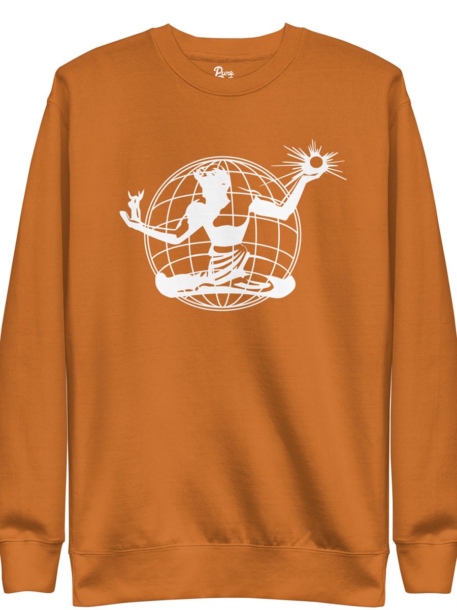 Spirit of Detroit Worldwide Premium Sweatshirt - Adobe / White - Pure Detroit