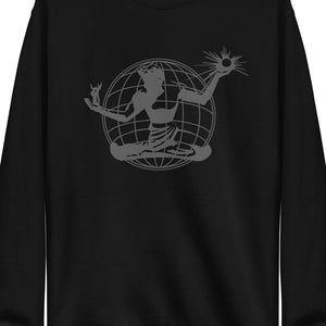 Spirit of Detroit Worldwide Premium Sweatshirt - Black / Dark Gray Sweatshirt