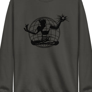 Spirit of Detroit Worldwide Premium Sweatshirt - Vintage Black / Black Sweatshirt