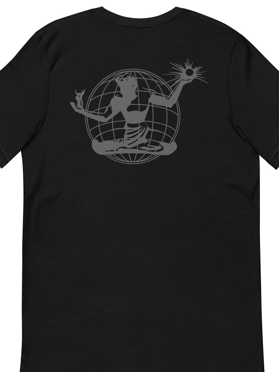 Spirit of Detroit Worldwide Unisex Premium T-shirt - Black / Dark Gray t-shirt