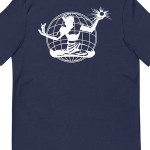 Spirit of Detroit Worldwide Unisex Premium T-shirt - Navy / White t-shirt
