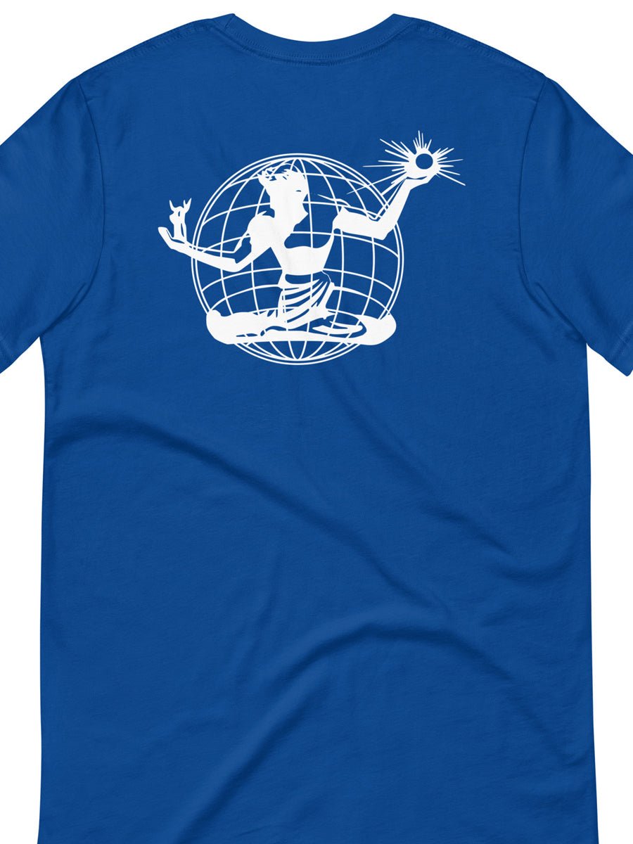 Spirit of Detroit Worldwide Unisex Premium T-shirt - Royal / White