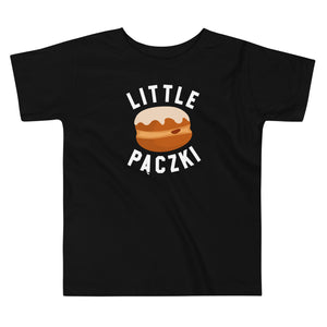 Little Paczki - Toddler T-shirt - White / Black toddler t-shirt 2T