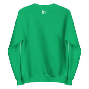 Kiss Me I'm Irish Blended Sweatshirt - Irish Green / White