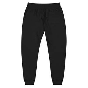 313 Nomad Embroidered Unisex Fleece Sweatpants - Black / White Sweatpants