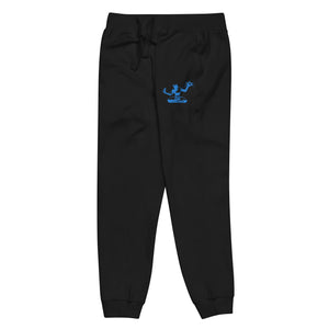 Spirit of Detroit Premium Embroidered Unisex Fleece Sweatpants - Black / Blue Sweatpants