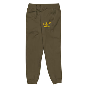 Spirit of Detroit Premium Embroidered Unisex Fleece Sweatpants - Green / Gold Sweatpants