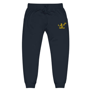 Spirit of Detroit Premium Embroidered Unisex Fleece Sweatpants - Navy / Gold Sweatpants XS