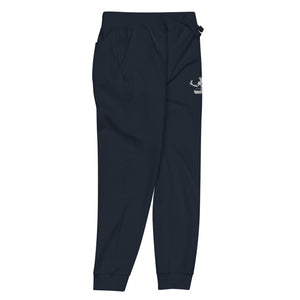 Spirit of Detroit Premium Embroidered Unisex Fleece Sweatpants - Navy / White Sweatpants