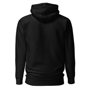 Detroit Champ Premium Pullover Unisex Hoodie - Black / White pullover hoodie