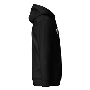 Detroit Classic Premium Pullover Unisex Hoodie - Black / White Hoodie