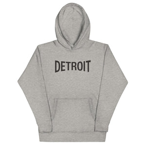 Detroit Champ Premium Pullover Unisex Hoodie - Athletic Gray / Black pullover hoodie