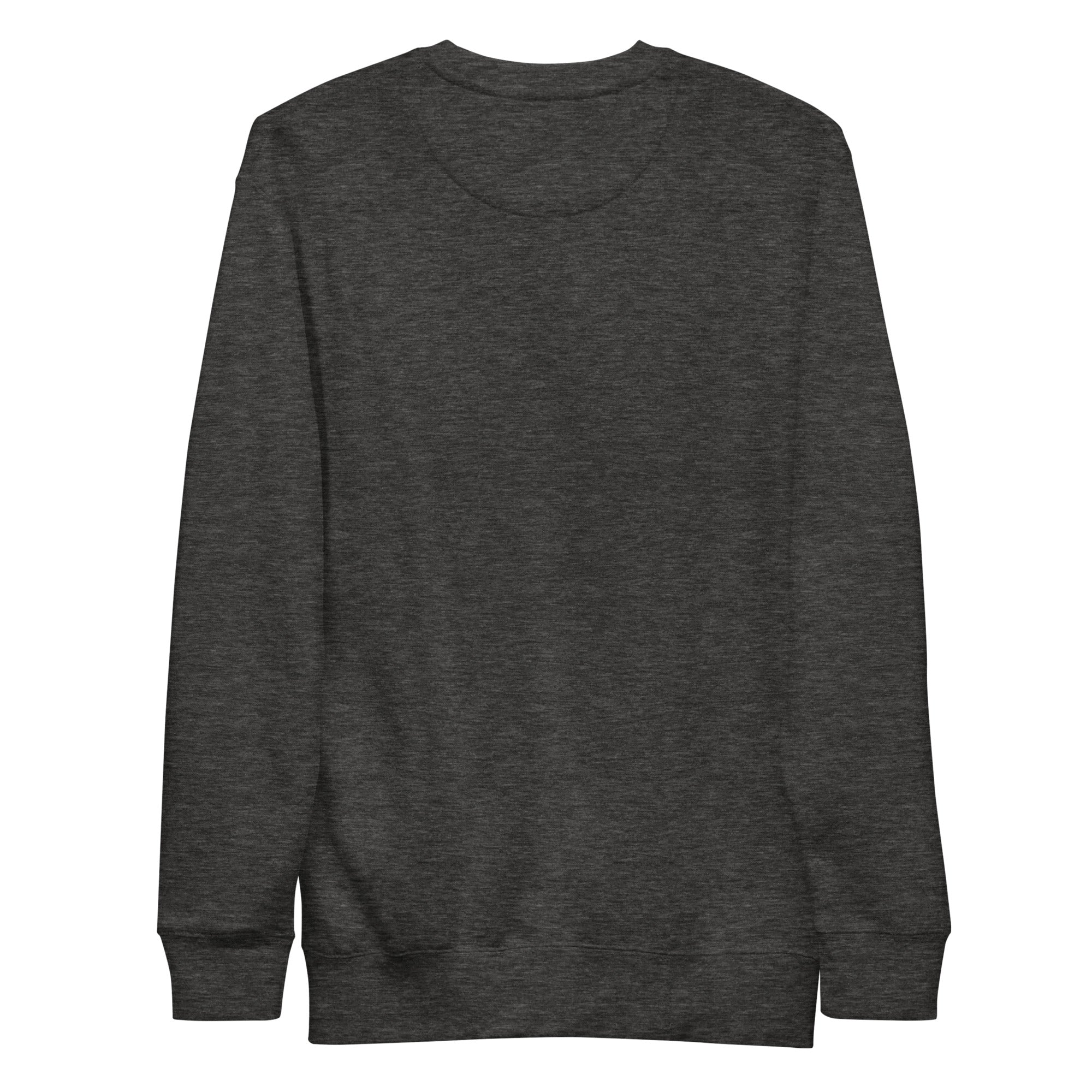 Detroiter Unisex Premium Sweatshirt - Charcoal Heather / Gray - Pure Detroit