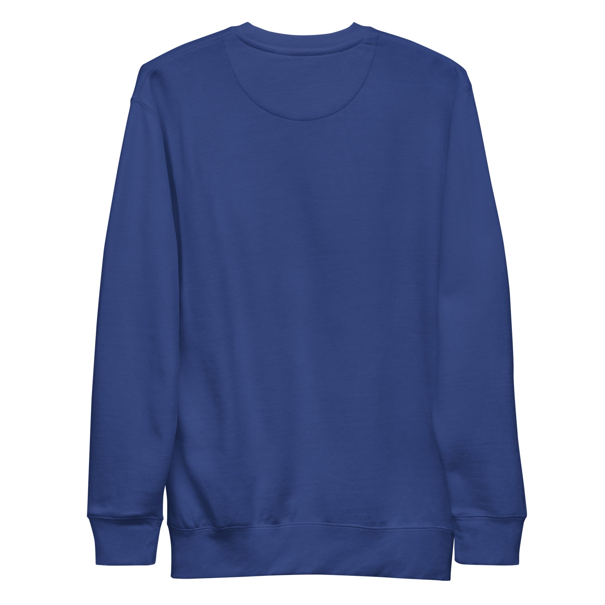 Detroiter Unisex Premium Sweatshirt - Royal / White - Pure Detroit
