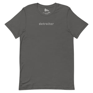 Detroiter Unisex Premium T-shirt - Asphalt / Gray - Pure Detroit