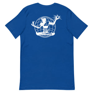 Spirit of Detroit Worldwide Unisex Premium T-shirt - Royal / White