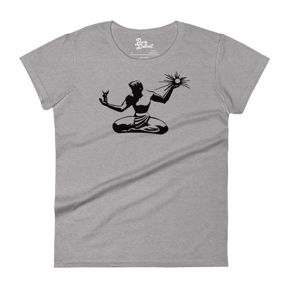 Yoga Silhouette T-Shirt Women -Image by Shutterstock, Female Small 