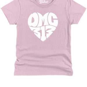 DMC 313 Love Womens T-shirt - White / Pink Clothing   