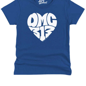 DMC 313 Love Womens T-shirt - White / Royal Blue Clothing   