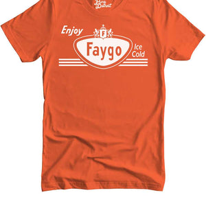 Faygo Vintage Premium Unisex T-Shirt - Orange Clothing   