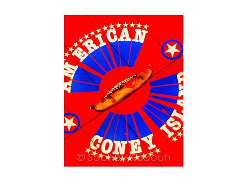 American Coney Island Luster or Canvas Print $35 - $430 Luster Prints and Canvas Prints   