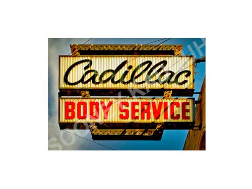 Cadillac Body Service Luster or Canvas Print $35 - $430 Luster Prints and Canvas Prints   
