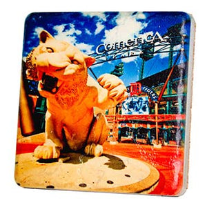 Comerica Park Tiger Porcelain Tile Coaster Coasters   