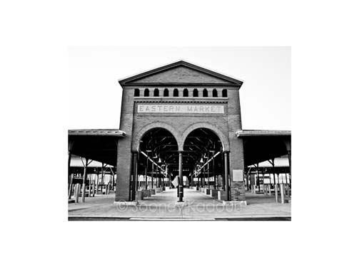 Eastern Market Black and White Luster or Canvas Print $35 - $430 Luster Prints and Canvas Prints   