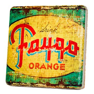 Vintage Faygo Porcelain Tile Coaster Coasters   