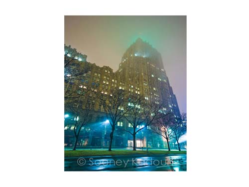 Fisher Building Fog Luster or Canvas Print $35 - $430 Luster Prints and Canvas Prints   