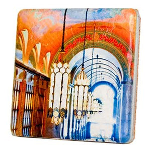 Fisher Building Lobby Tile Coaster Coasters   
