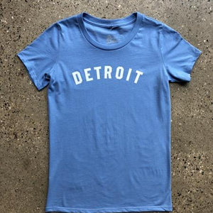 Detroit Classic Tee / White + Big Blue / Women's Women's Apparel   