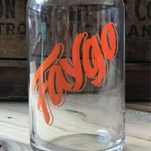Faygo Orange 16 oz Can Glass glass   