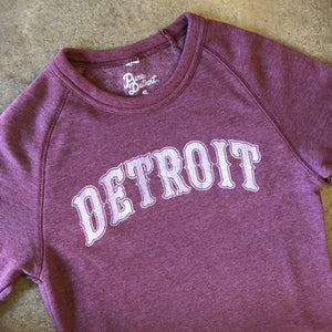 Detroit 1701 Sweatshirt / Fade + Eco True Currant / Unisex Unisex Apparel   
