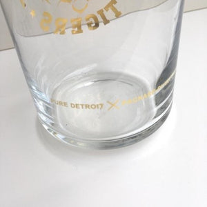 Packard Plant Tigers Gold Leaf 16 oz Can Glass glass   