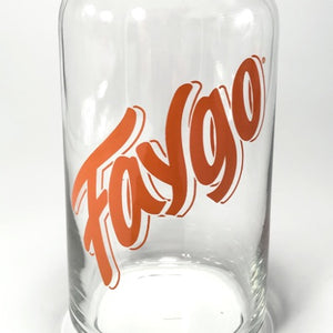 Faygo Orange 16 oz Can Glass glass   