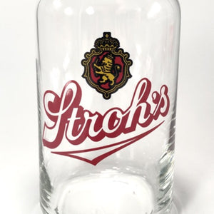Stroh's Fire Brewed 16 oz Beer Can Glass glass   