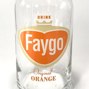 Faygo Orange Logo 16 oz Can Glass glass   