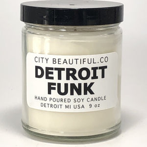Detroit Funk - Hand Poured Soy Candle by City Beautiful . Co - 9oz. Candle   