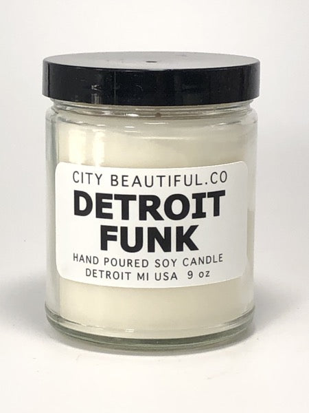 Detroit Funk - Hand Poured Soy Candle by City Beautiful . Co - 9oz. Candle   