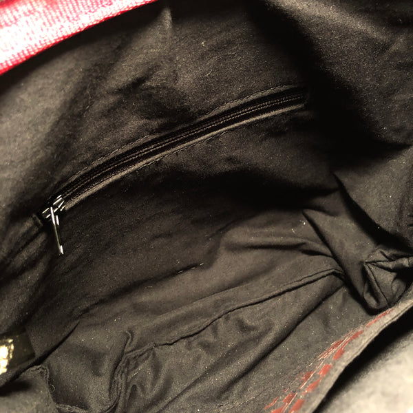 Pure Detroit OFFICIAL - Medium City Slinger Tote Seatbelt Bag - Red PR