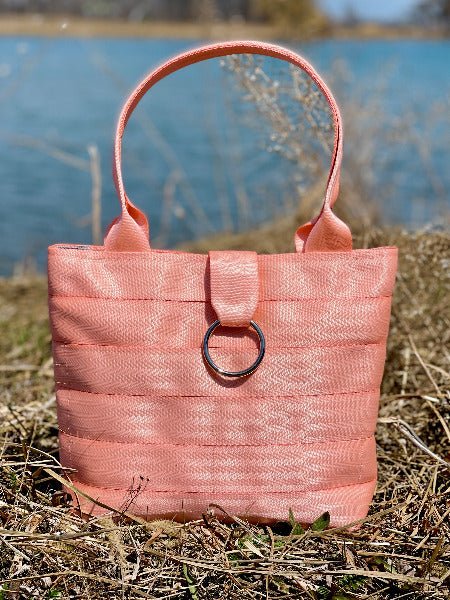 Pure Detroit OFFICIAL Medium Ring Tote Seatbelt Bag Summer Breeze