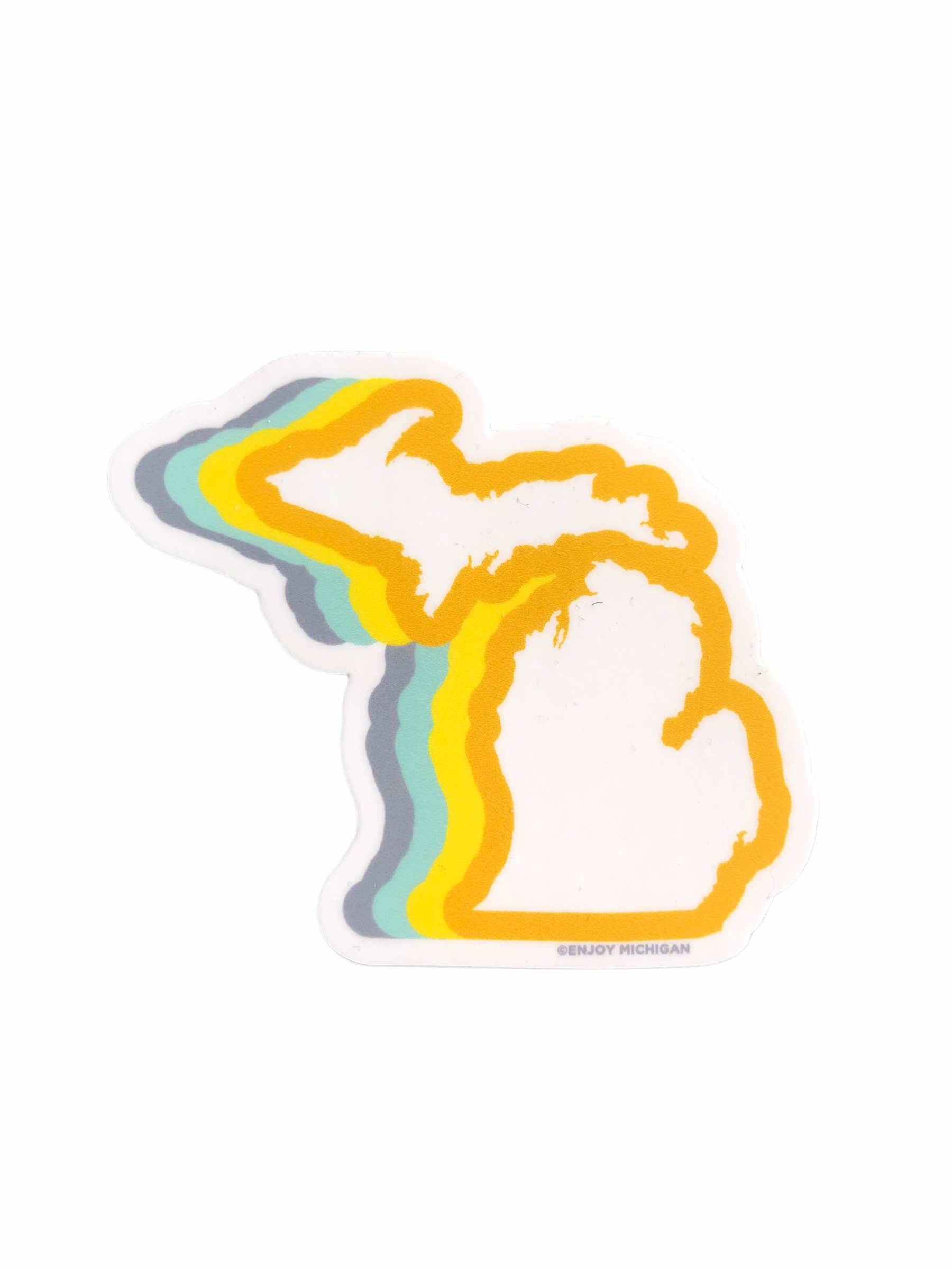 Enjoy Michigan State Tri- Color Decal Decal   