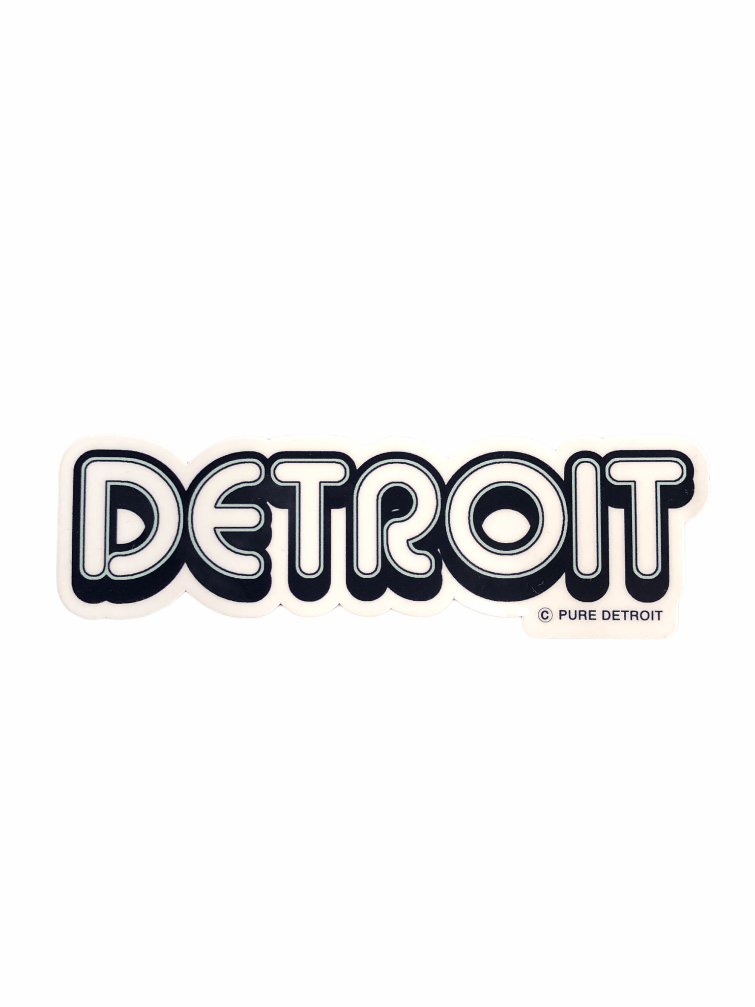 Detroit Neon Decal Decal